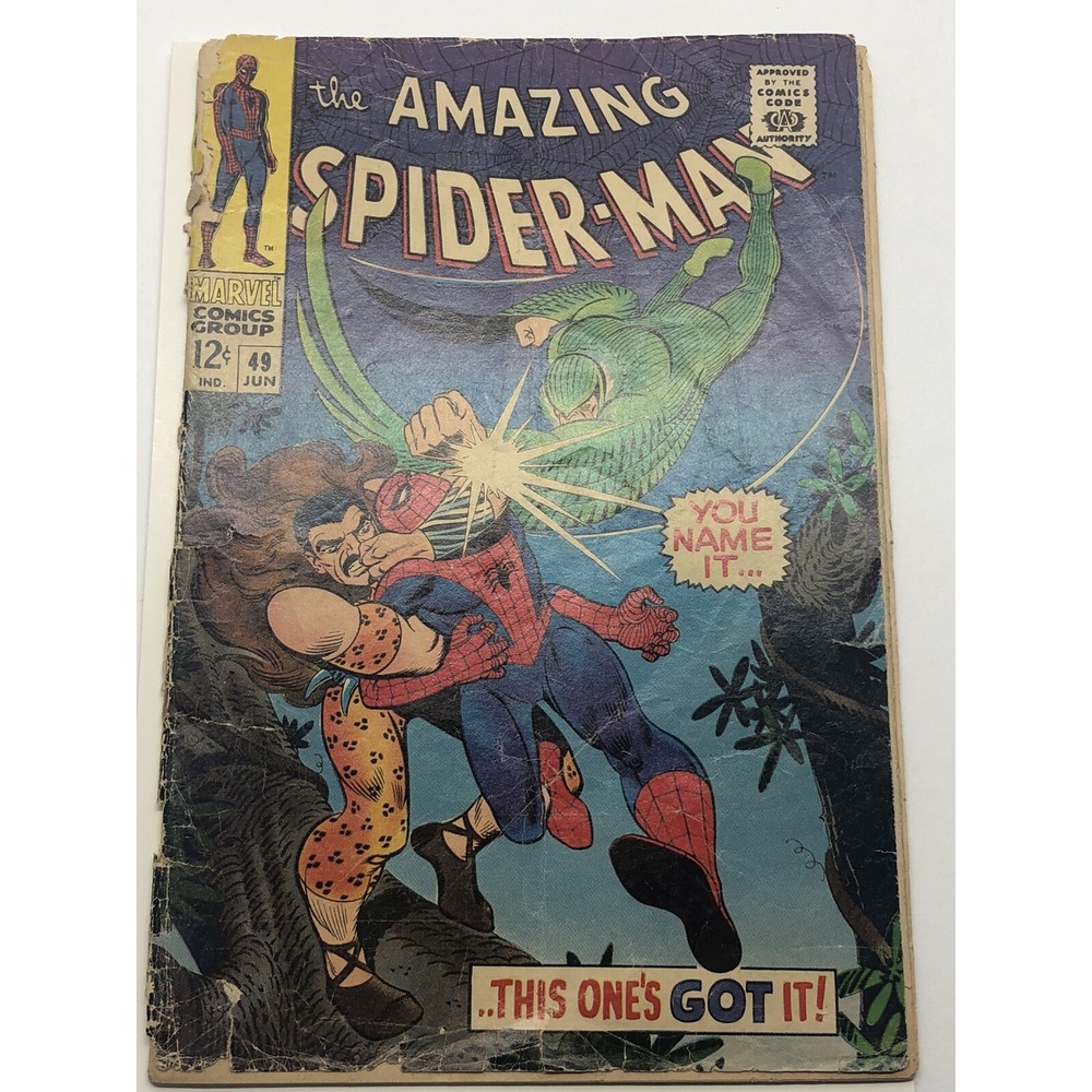 Amazing Spider-Man #49 Marvel 1967 Stan Lee & John Romita Kraven & Vulture - Picture 2 of 12